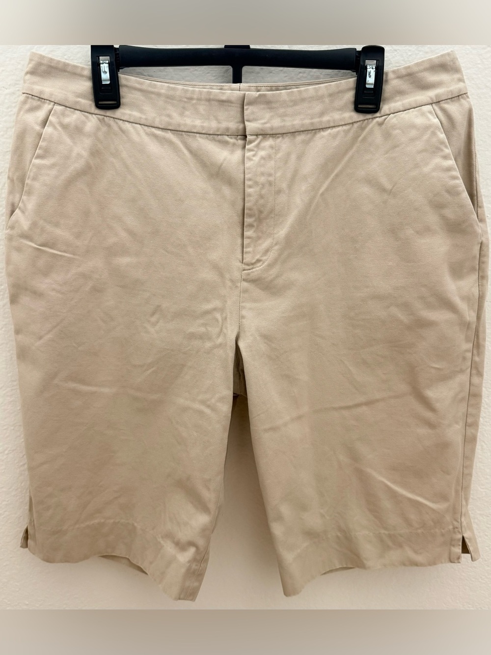 Lauren Ralph Lauren Beige Cotton Bermuda